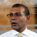The former president of the Maldives, Mohamed Nasheed.