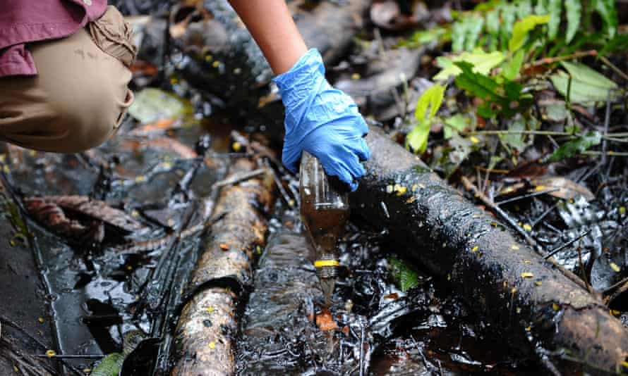 A well in Amazonian Peru. Donziger was first touched by his case with Chevron in 1993.