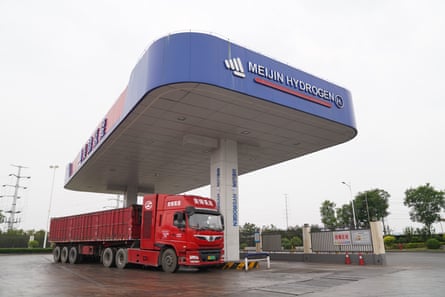 Meijin Energy hydrogen refuelling station in Taiyuan, Shanxi province.