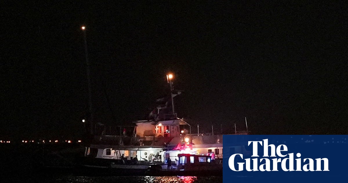 Flotilla boat carrying aid to Gaza struck by flaming object, video shows