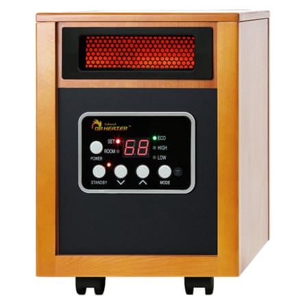 A product photo of a Dr Infrared DR 968 space heater