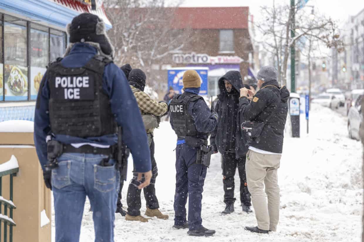 ICE conducts operation near Karmel Mall in Minneapolis, United States
