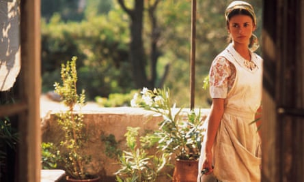 Penélope Cruz as Pelagia in the 2001 film of Captain Corelli’s Mandolin.