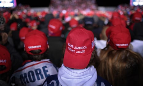 A Trump campaign rally in Wisconsin in 2020.