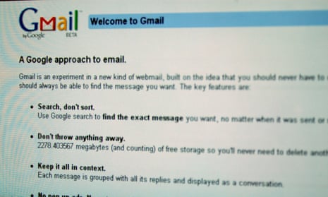 A Gmail account: email has blurred the lines between corporate and private use. 