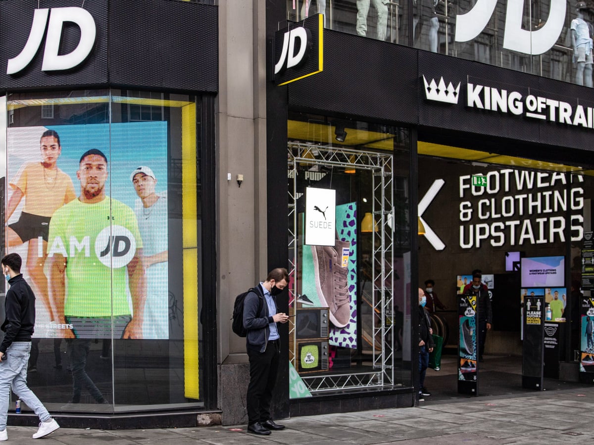 jd sports owner s profits soar thanks to us shoppers spending stimulus cheques jd sports fashion the guardian