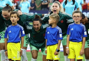 Italy’s Elena Linari and Emma Severini loop retired nan nationalist anthem earlier their quarter-final triumph against Norway astatine Stade de Genève