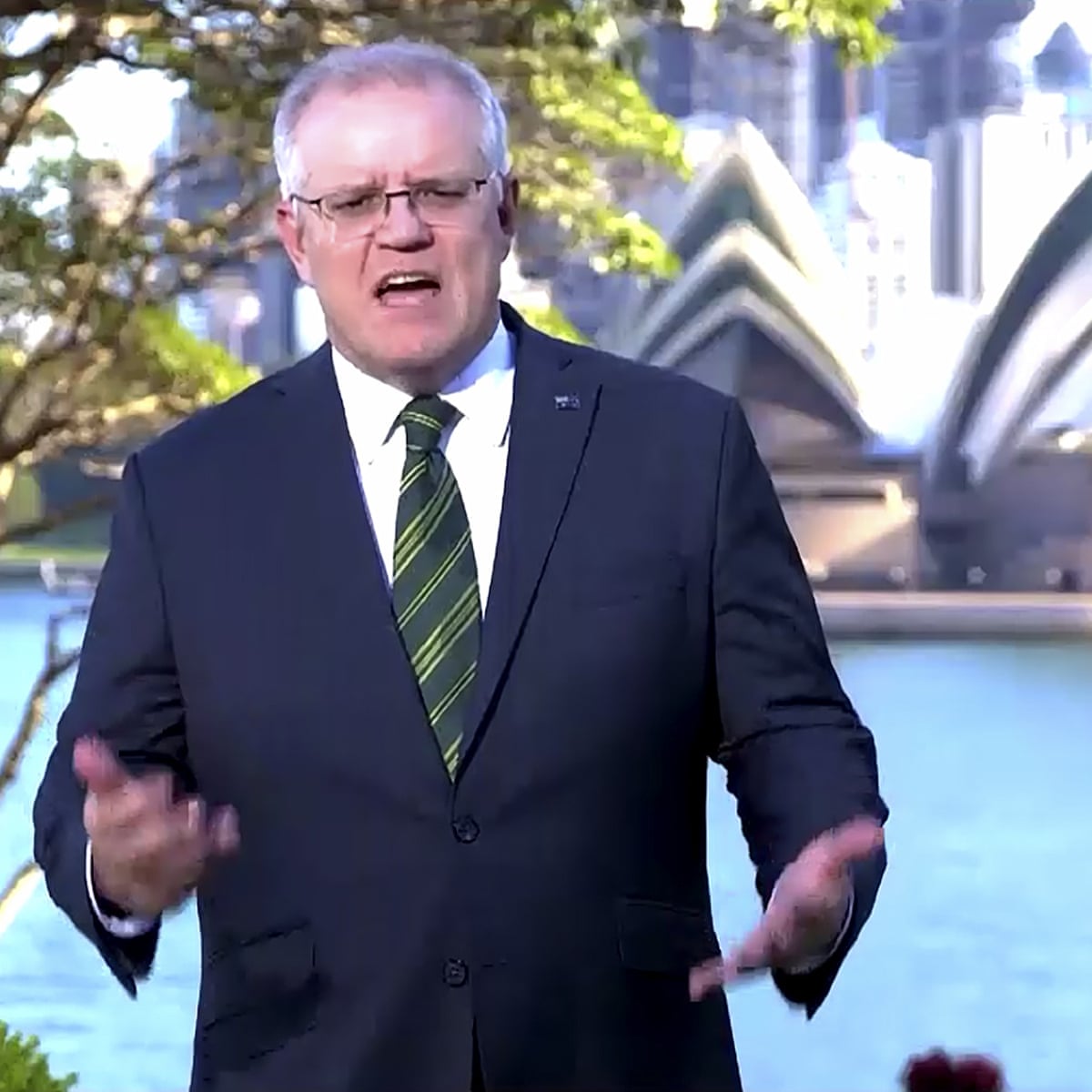 Scott Morrison to tell United Nations if Australia finds Covid vaccine 'we will share it' | Scott Morrison | The Guardian