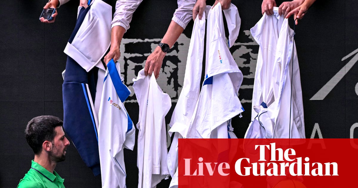 Novak Djokovic v Jannik Sinner: Australian Open 2026 semi-final – live