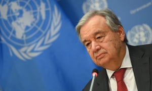 United Nations Secretary General Antonio Guterres.