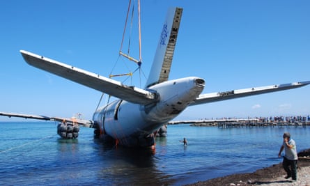 Airbus on the water