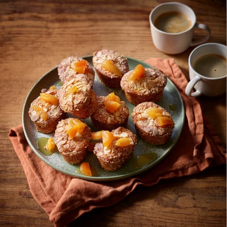 Apricot, cardamom and sesame friands.