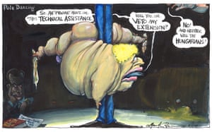 Martin Rowson On Boris Johnson S Brexit Dance With The Eu Cartoon Opinion The Guardian