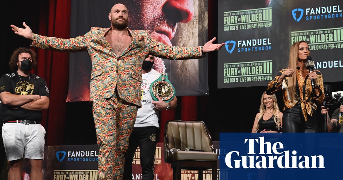 Vegas lights back on for Fury’s fight with Wilder but air of sterility persists