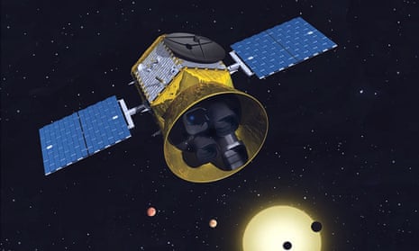 Illustration of Nasa satellite TESS.