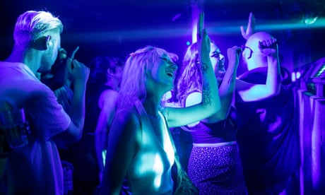 Dancing at Egg London nightclub