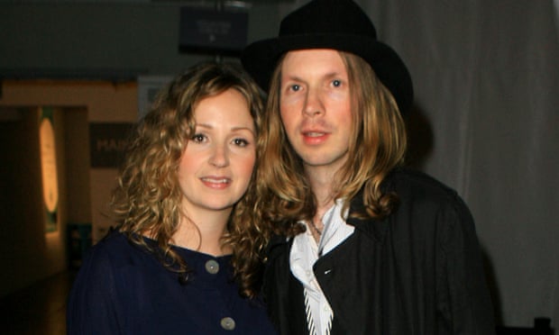 Beck with wife Marissa Ribisi