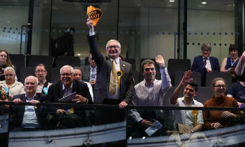 Liberal Democrat supporters at City Hall in London