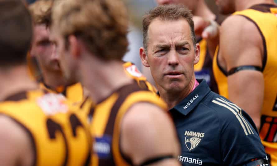 Alastair Clarkson has been the Hawthorn coach since 2005 and has won four flags.