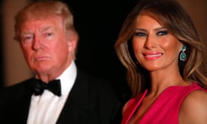  Donald Trump and Melania Trump. 'Is he cashing in? Of course it's cashing in and he's making profit off it, but welcome to America. It's capitalism pure and simple.' 