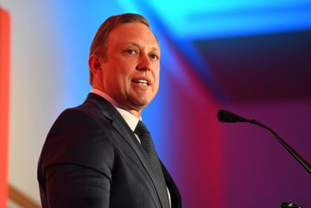 Queensland premier Steven Miles speaks during the Labor election campaign launch