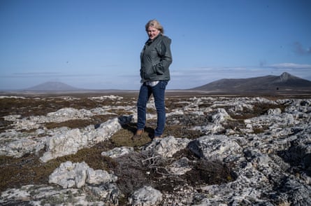 Dot Gould, who owns Pebble island.