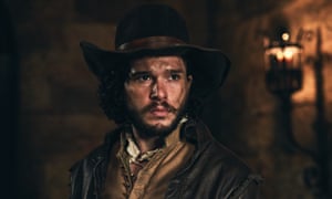 Kit Harington playing his ancestor Robert Catesby in Gunpowder.