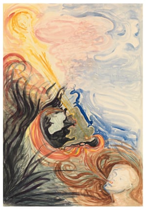 The artist is said to have foreseen the second world war in this 1932 watercolour.