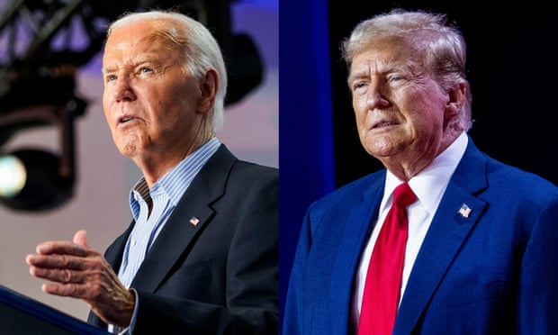 Biden sufrió menos daño en las encuestas de lo esperado después del debate contra Trump.