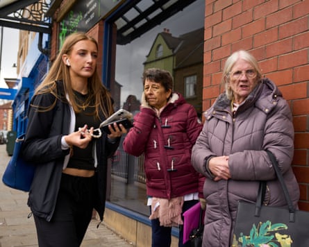 Locals in Armley in Leeds