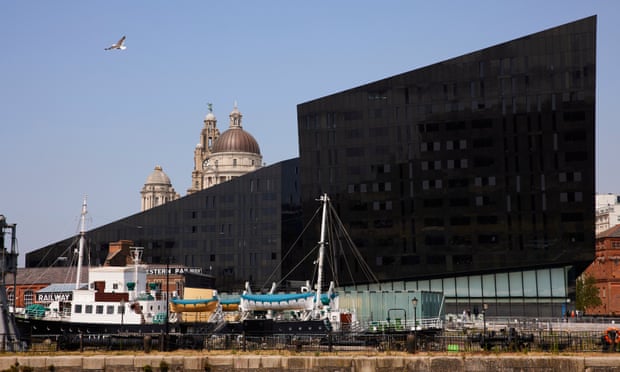 The waterfront area in Liverpool.