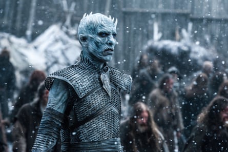 Like a huge cheese grater … a White Walker in Games of Thrones.
