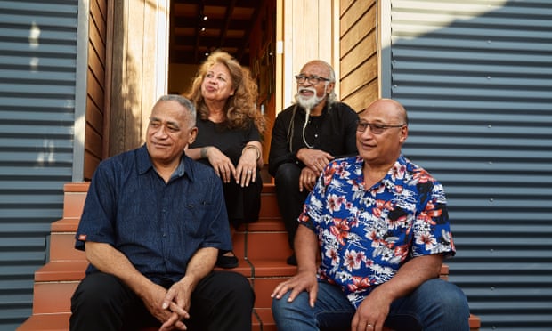 Polynesian Panthers, (clockwise from top left) Dr Melani Anae, Tigilau Ness, Fuimaono Tuiasau, Reverend Alec Toleafoa
