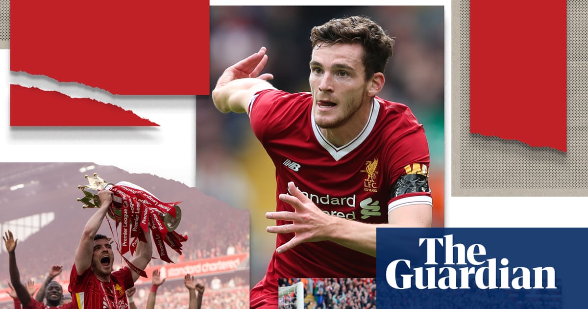 He's one of us': Liverpool fans say goodbye to Andy Robertson