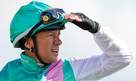 Frankie Dettori after riding Chaldean to win the Dewhurst Stakes at Newmarket last week.