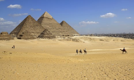 pyramids at Giza