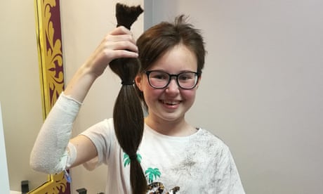 Alyssa 2 Alyssa decided to donate her hair when she found out she would lose it anyway © Family’s own