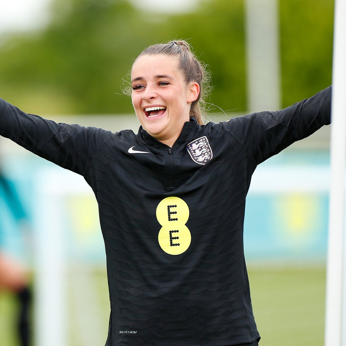 Just the ticket: Ella Toone splashes out for England's Old