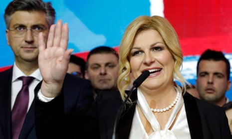 Kolinda Grabar-Kitarović is leaving her position in February after losing the election.