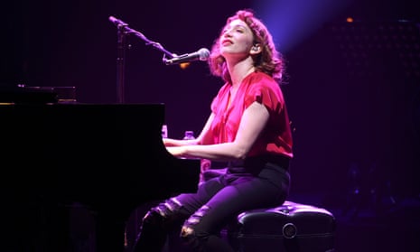 ‘Wise and wide-eyed’: Regina Spektor performing at Eventim Apollo, London.