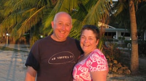 The couple on holiday in 2009.