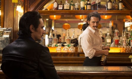 James Franco as twin brothers Frankie and Vincent Martino in The Deuce.