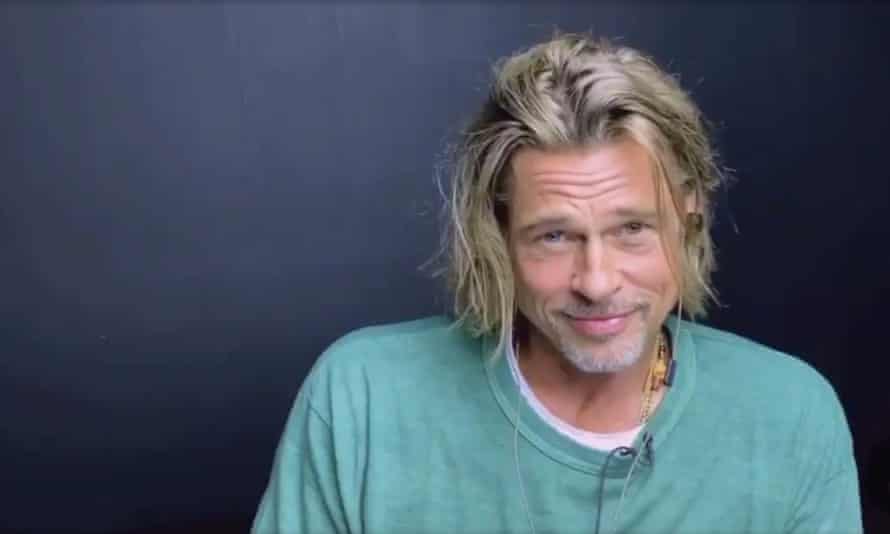 Screengrab showing Brad Pitt during a read-through of Fast Times at Ridgemont High.