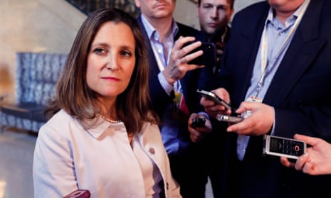 Chrystia Freeland will travel to Washington this week for a visit which will focus on trade talks – but also attempt to reset US-Canada relations.