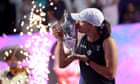 Iga Swiatek back on top of world after WTA Finals demolition of Jessica Pegula