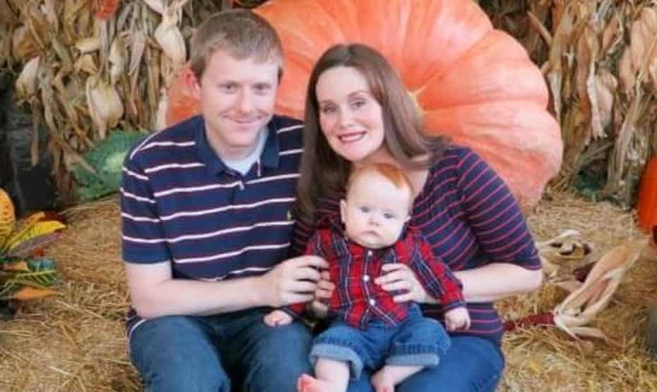Troy Goode, his partner Kelli and his son Ryan.
