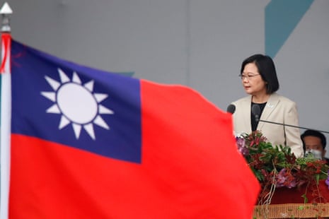 The Taiwanese president Tsai Ing-wen, who is due to meet Greg Hands.