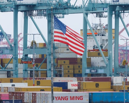 Shipping containers from China sit at the Port of Los Angeles in San Pedro, California, U.S., November 5, 2025.