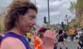 London Marathon runner wine challenge goes viral<br>Undated handout photo of Tom Gilbey, 52, a wine connoisseur who blind tasted a different glass of wine after completing each mile of the London Marathon, said he was "honoured" his challenge went viral on social media, prompting an influx of donations. Issue date: Tuesday April 23, 2024. PA Photo. Tom stopped 25 times during the race to sample a glass of wine and guess the beverage's vintage, grape variety and country of origin before continuing on towards the finish line. See PA story SOCIAL Wine. Photo credit should read: Tom Gilbey/PA Wire NOTE TO EDITORS: This handout photo may only be used in for editorial reporting purposes for the contemporaneous illustration of events, things or the people in the image or facts mentioned in the caption. Reuse of the picture may require further permission from the copyright holder.