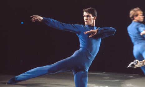 Olympic champion skater John Curry in a scene from upcoming film The Ice King.